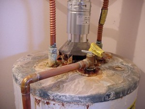 leaking water heater