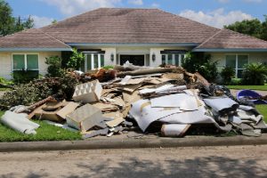 Flooded home in San Diego CA - Gold Coast Flood Resorations