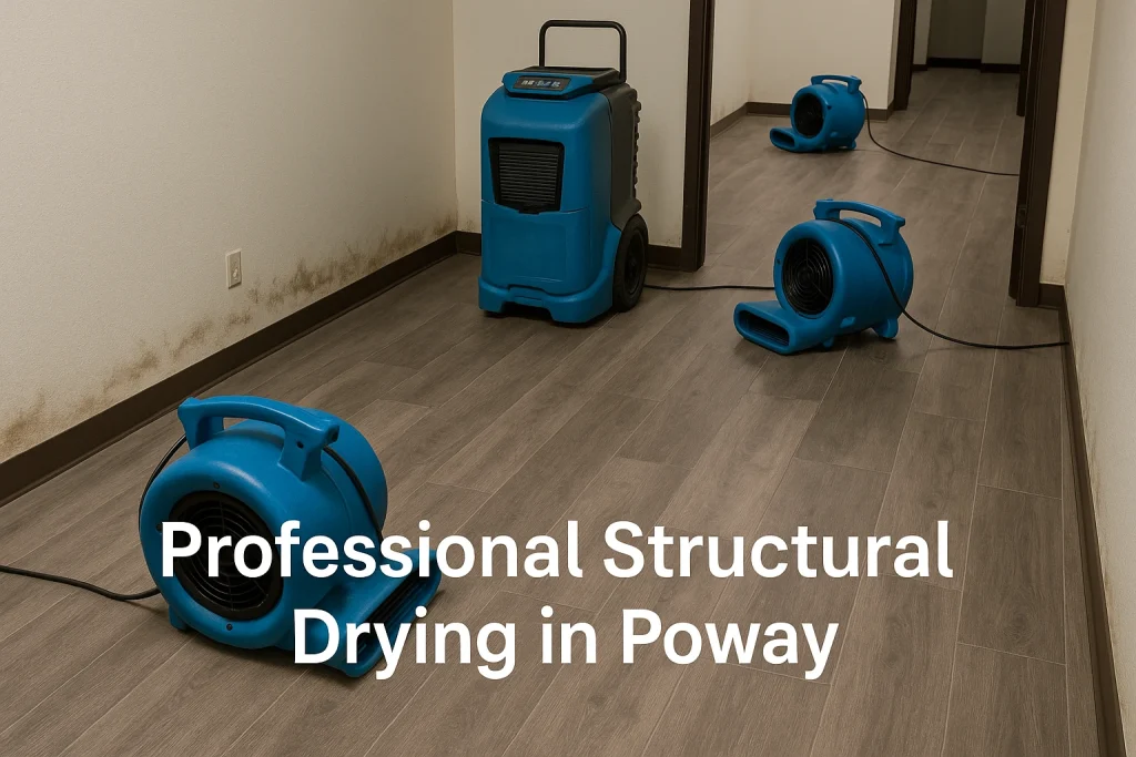Professional Structural Drying in Poway