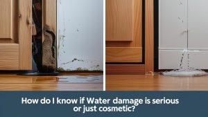 water damage is serious or just cosmetic