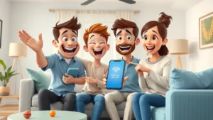 San Diego family reacting to real-time leak alert from smart water leak detector