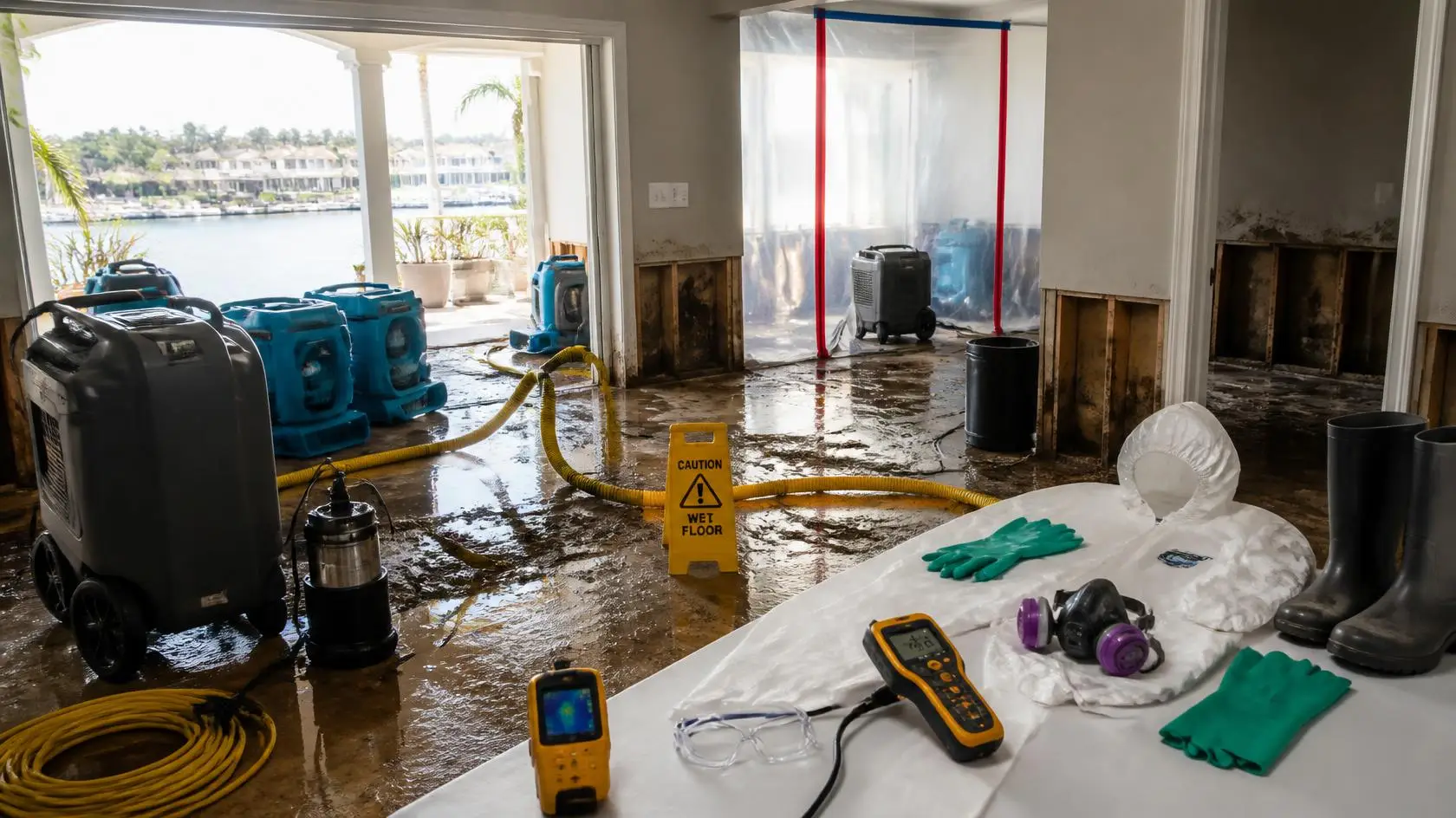 Black Water - gold coast flood - San Diego